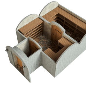 Kelder 21,4 m² STANDARDPAKETT