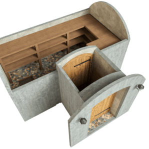 Maakelder 11,7 m² STANDARDPAKETT