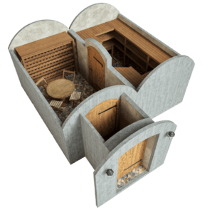 Kelder 21,4 m² STANDARDPAKETT