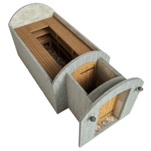 Maakelder 11,7 m² STANDARDPAKETT